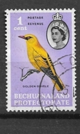 BECHUANALAND   1961 Birds And Local Motifs  USED  African Golden Oriole · Oriolus Auratus - 1885-1964 Bechuanaland Protectorate