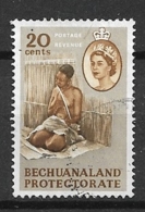 BECHUANALAND   1961 Birds And Local Motifs  USED MUSICAL INTRUMENSTS - 1885-1964 Protectorat Du Bechuanaland