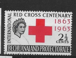 BECHUANALAND   1963 The 100th Anniversary Of The International Red Cross USED - 1885-1964 Protectorat Du Bechuanaland