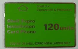 United Kingdom - BT - 120 Units - CUR002 - 128H - Shell Expro - Mint - [ 2] Plataformas Petroleras