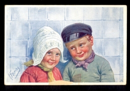 Feiretag K. / Boy And Girl / B.K.W.I. 686-3  / Postcard Not Circulated, 2 Scans - Feiertag, Karl