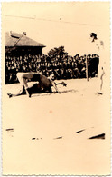 ROUMANIE / ROMANIA : GRECO-ROMAN WRESTLING - 1943 : PIPERA - SERBAREA ANEF  - CARTE VRAIE PHOTO / REAL PHOTO (aa731) - Wrestling