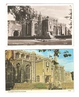 TWO OLD POSTCARDS OF EAST BERGHOLT CHURCH CONSTABLE COUNTRY SUFFOLK Nr MANNINGTREE IPSWICH - Other & Unclassified