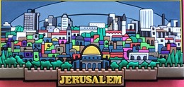 Jerusalem City Souvenir 3D Fridge Magnet, Jerusalem - Turismo