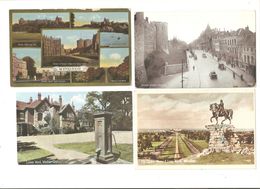 FOUR ALL DIFFERENT POSTCARDS OF WINDSOR BERKSHIRE - Windsor