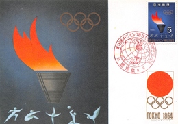 Japon - TOKYO - XVIII Olympiad 1964 - Jeux Olympiques - Philatélie - Premier Jour - Timbre - Tokyo