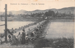 ¤¤   -   Souvenir De CHALAMPE   -  Pont De Bateaux   -   ¤¤ - Chalampé