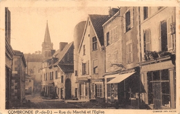 ¤¤   -   COMBRONDE    -  Rue Du Marché Et L' Eglise     -   ¤¤ - Combronde