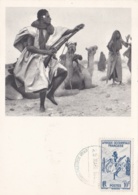MAURITANIE  :  Carte IONYL  .  Danse Des Fusils  . Série AOF  .  Oblitération Dakar - Mauretanien