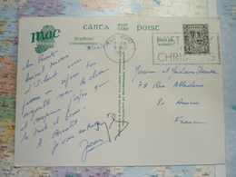 Flamme Post Early For Chrismas 9/12/1968 Sur CM National Park Killarney - Covers & Documents