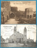 (G089) GENT - GAND - Ruines De L'Abbaye St Bavon - Pavillon Du Congo Exposition - Gent