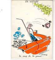 Cpm Illustrateur Robert Lassalvy - En Voiture - Le Coup De La Panne - - Lassalvy