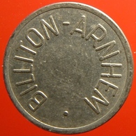 KB049-1 - BILLITON ARNHEM - Arnhem - WM 22.5mm - Koffie Machine Penning - Coffee Machine Token - Profesionales/De Sociedad