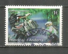 ANDORRA: Championnat Du Monde De Trial En Andorre 2015. Un Timbre Oblitéré, 1 ère Qualité - Used Stamps