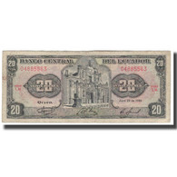 Billet, Équateur, 20 Sucres, 1986, 1986-04-29, KM:121Aa, TB - Ecuador