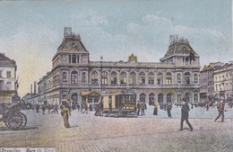 Brussel, Bruxelles, Gare Du Nord, Paardentram (pk56540) - Spoorwegen, Stations