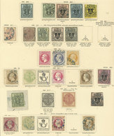 GERMANY: Collection On 2 Pages Of An Old Album, Including Scarce Stamps, Mixed Quality (many With Defects), Scott Catalo - Hannover