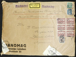 GERMANY: "Front Of Large Cover That Contained Printed Matter, Sent By Airmail (AIR FRANCE) From Hannover To Buenos Aires - Andere & Zonder Classificatie