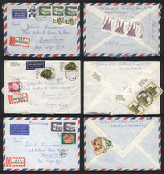 GERMANY: MIXED POSTAGES: 14 Covers Sent To Argentina To "Poste Restante", With German Franking On Front, And Argentina P - Sonstige & Ohne Zuordnung