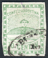 ARGENTINA: GJ.2, With Unknown Cancellation To Identify, Very Rare! - Nuovi