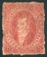 ARGENTINA: GJ.25, 4th Printing, Mint, Lightly Parchment-like Paper (rare), Very Interesting. - Storia Postale