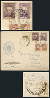 ARGENTINA: Cover Sent From Iguazú To Villa Ballester On 26/AU/1960 With Interesting Postage Of 1P. Combining GJ.714 + 71 - Dienstzegels