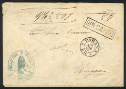 ARGENTINA: Official Cover With Handstamp Of The Sender "Bishopric Of Parana", Sent To Concepción Del Uruguay On 13/MAR/1 - Otros & Sin Clasificación