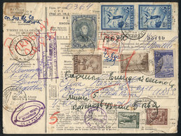 ARGENTINA: Dispatch Note Of A Parcel Post Sent From La Plata To Minsk (BELARUS) On 7/MAY/1965, With Large Postage Of 278 - Andere & Zonder Classificatie