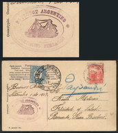 ARGENTINA: Postcard Sent From Buenos Aires To Paysandú On 1/SE/1907, Franked With 5c. Seated Liberty (datestamp Of Bueno - Otros & Sin Clasificación