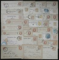 AUSTRIA: 34 Old Used Postal Stationeries, With Some Interesting Postmarks, General Quality Is Fine To VF (few With Defec - Sonstige & Ohne Zuordnung