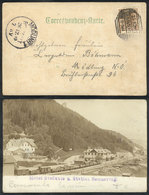 AUSTRIA: Postcard With View Of 'Hotel Stefanie U. Station Semmering', Franked With 2kr. And Sent From SEMMERING To Mödli - Otros & Sin Clasificación