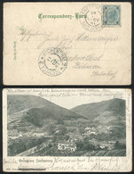AUSTRIA: Postcard With General View Of Senftenberg, Franked With 5h. And Sent From SENFTENBERG To Suchenthal On 10/JUN/1 - Other & Unclassified
