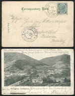 AUSTRIA: Postcard With General View Of Senftenberg, Franked With 5h. And Sent From SENFTENBERG To Suchenthal On 10/JUN/1 - Sonstige & Ohne Zuordnung