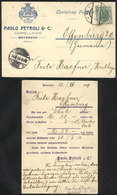 AUSTRIA: Card Franked With 5h. And Sent From ROVERETO To Offenburg (Germany) On 13/DE/1907, VF! - Andere & Zonder Classificatie