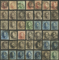 BELGIUM: Interesting Lot Of Classic Stamps, Some With Small Defects, Others Of Fine To VF Quality, Good Opportunity! - Otros & Sin Clasificación