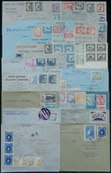 BOLIVIA: 18 Covers Sent To Argentina Between 1942 And 1948 With Fantastic Postages, Many With High Values, Excellent Qua - Bolivië