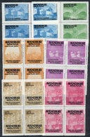 BOLIVIA: SUCRE: Set Of 6 Different Cinderellas In Blocks Of 4, MNH, Very Fine! - Bolivië