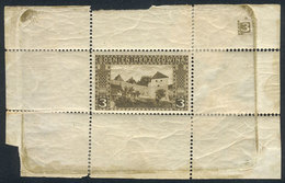 BOSNIA HERZEGOVINA: Yvert 31 (Sc.32), Proof Printed On Little Perforated And Gummed Sheet, In Adopted Color. Some Perfor - Bosnia And Herzegovina