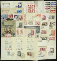 BRAZIL: Lot Of FDC Covers And First Day Cards Of Many Of The Stamps Issued In 1956/1957, A Couple May Have A Minor Defec - Andere & Zonder Classificatie