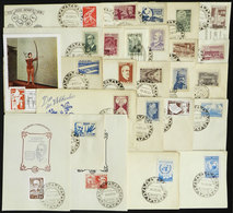 BRAZIL: Lot Of FDC Covers And First Day Cards Of Stamps Issued In 1958 (apparently Complete), A Couple May Have A Minor  - Andere & Zonder Classificatie