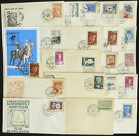 BRAZIL: Lot Of FDC Covers And First Day Cards Of Stamps Issued In 1959 (almost Complete), A Couple May Have A Minor Defe - Andere & Zonder Classificatie