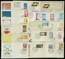 BRAZIL: Lot Of FDC Covers And First Day Cards Of Stamps Issued In 1963 (almost Complete), A Couple May Have A Minor Defe - Otros & Sin Clasificación