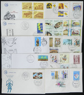 BRAZIL: Group Of FDC Covers Of Issues Of The Year 1975, Almost Complete, Very Thematic, Very Fine General Quality (a Cou - Andere & Zonder Classificatie