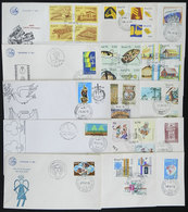 BRAZIL: Group Of FDC Covers Of Issues Of The Year 1975, Almost Complete, Very Thematic, Very Fine General Quality (a Cou - Sonstige & Ohne Zuordnung