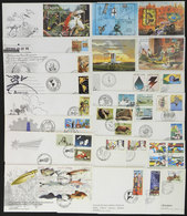 BRAZIL: Group Of FDC Covers Of Issues Of The Year 1988, Almost Complete, Very Thematic, Very Fine General Quality (a Cou - Andere & Zonder Classificatie