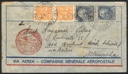 BRAZIL: ZEPPELIN: Cover Sent From Sao Leopoldo To Germany On 17/SE/1934, With A Number Of Postal Marks On Front And Reve - Otros & Sin Clasificación