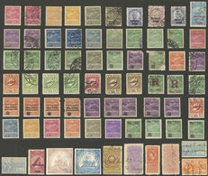 BRAZIL: AIRMAIL + Telegraph + Revenue Stamps: Interesting Lot Of High Catalog Value, With Used Or Mint Without Gum Stamp - Colecciones & Series