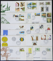 BRAZIL: 19 Modern FDC Covers, Very Thematic! - Verzamelingen & Reeksen