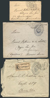 CHILE: 3 Covers Sent From Santiago To Buenos Aires In 1928 With Free Frank Of DIPLOMATIC MAIL (sent By The Embassy Of Ar - Chili