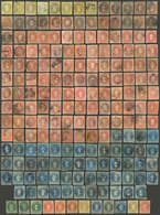 CHILE: Over 180 Columbus Stamps, Most Used, There Are Several Examples With 4 Complete Margins And Some Rare Cancels, Wi - Chili